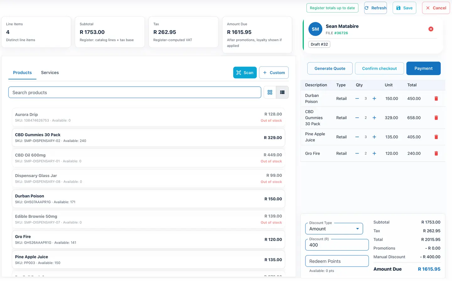 Dispensary screenshot 1